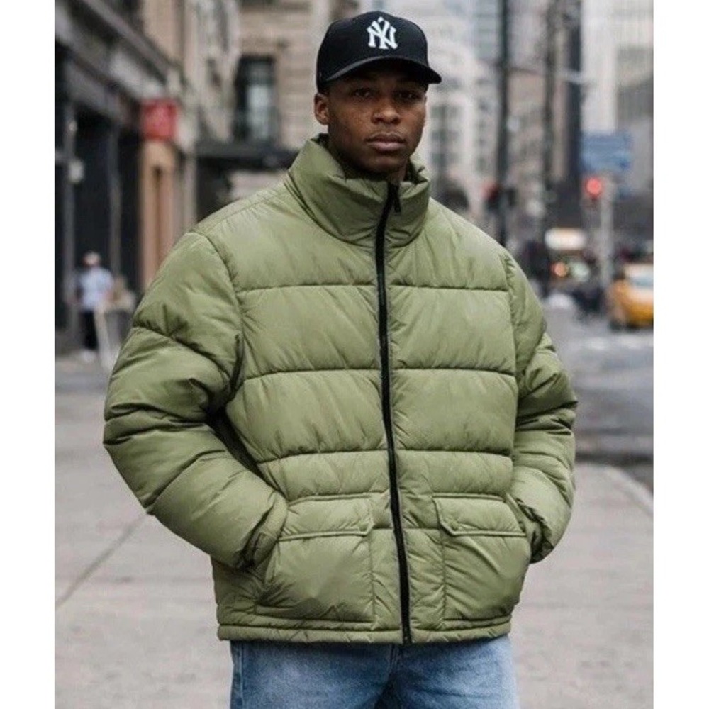 NWT LCKR Norse Army Green Puffer Jacket Outerwear Warm Coat Men's Size S/P‎ $130